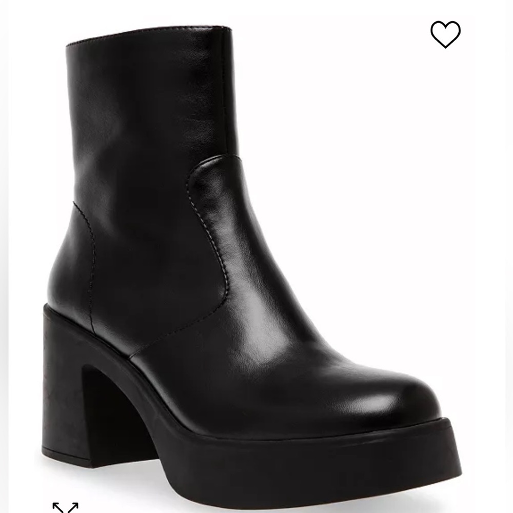 Black Platform Booties